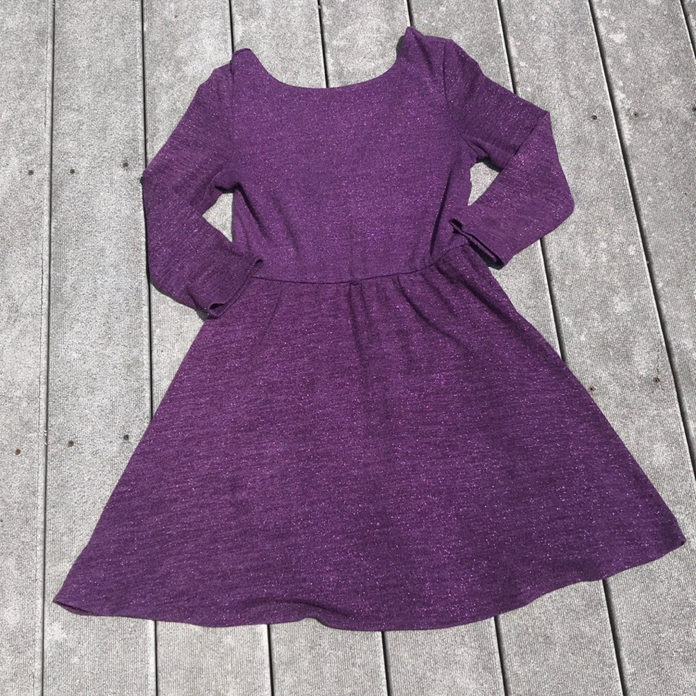❄️ Purple Sweater Dress